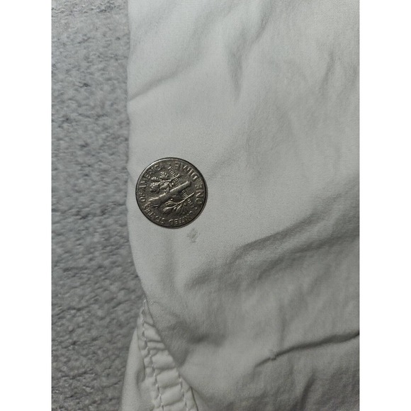 Chico's Capri Pants 2 Crop Women's White Cargo Pockets Casual Preppy - Picture 10 of 10